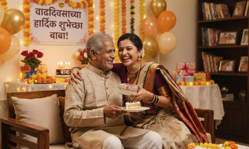 Birthday Wishes for Father in Marathi from Daughter
