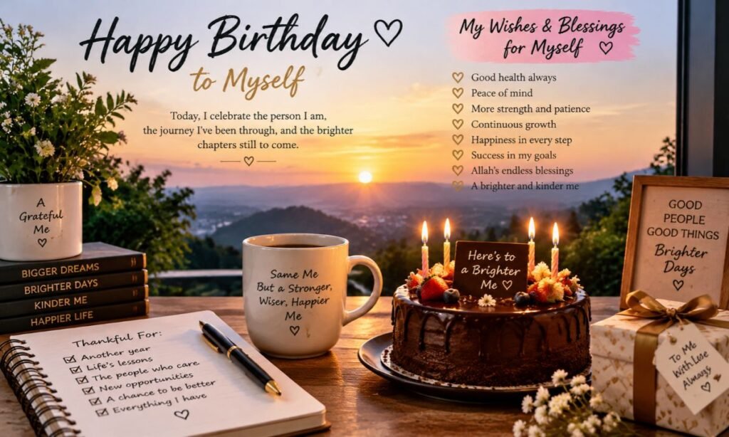Birthday Wishes for Myself and Blessings ..