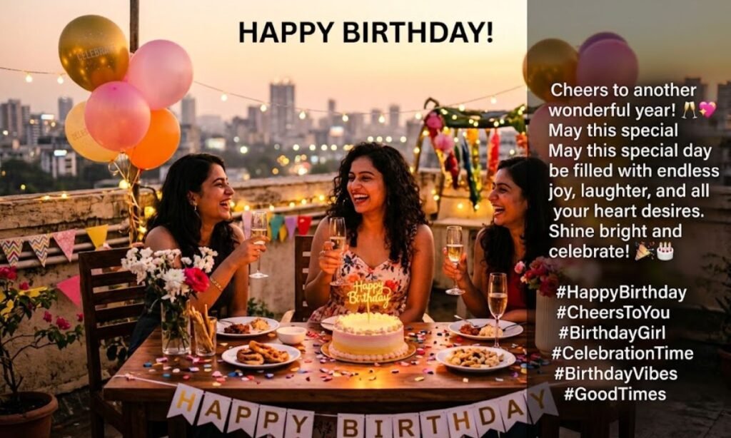 Birthday Wishes for Social Media with images & Messaging