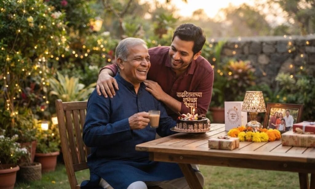 Birthday Wishes in Marathi for Father from Son