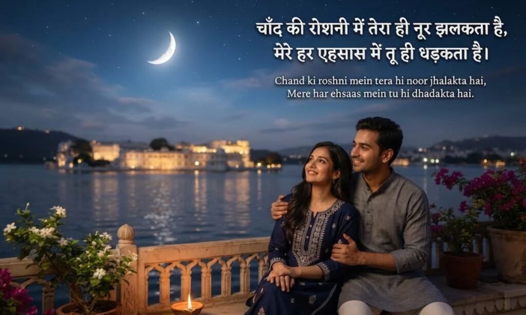 Chand Shayari 2 Line