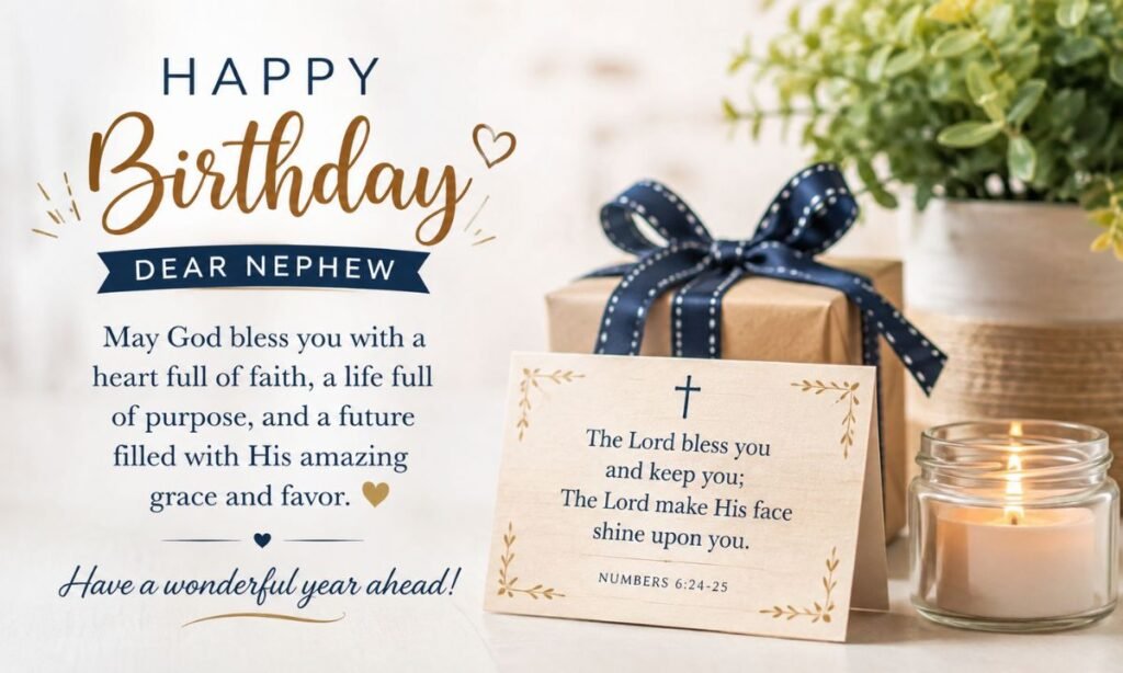 Faith Based Birthday Wishes for Nephew