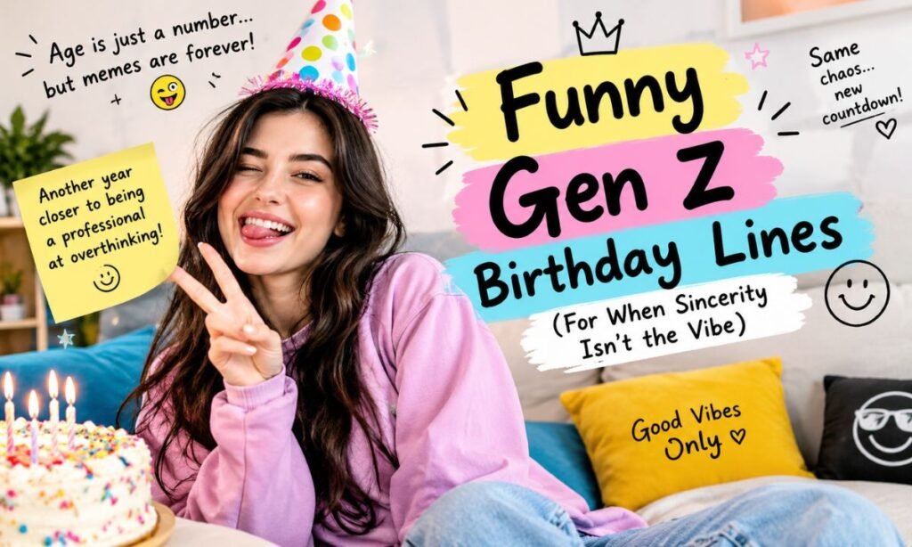 Funny Gen Z Birthday Lines