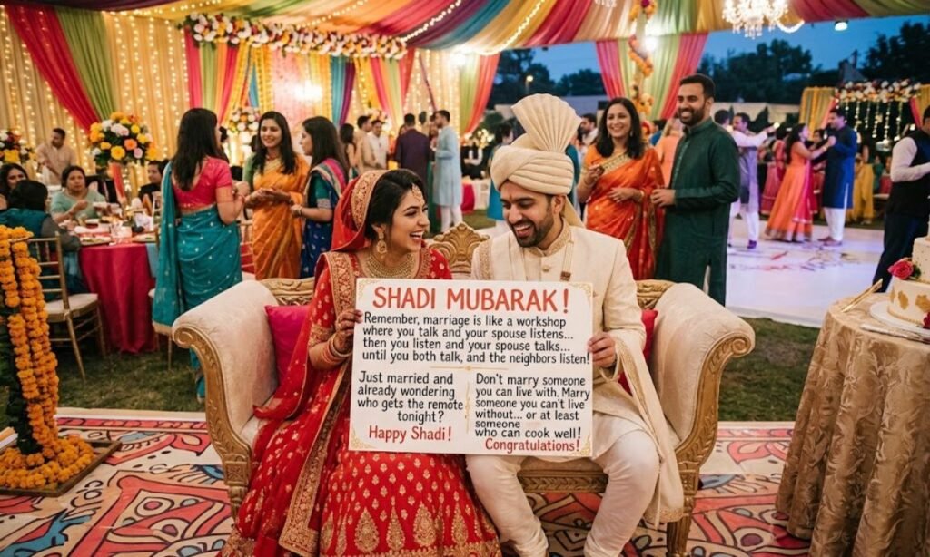 Funny Shadi Mubarak Wishes