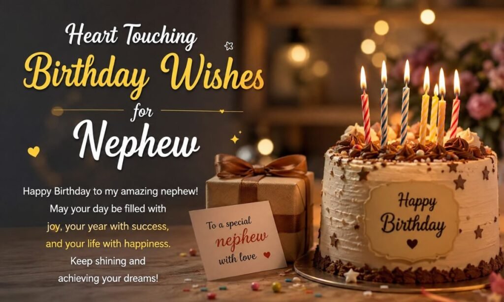 Heart Touching Birthday Wishes for Nephew