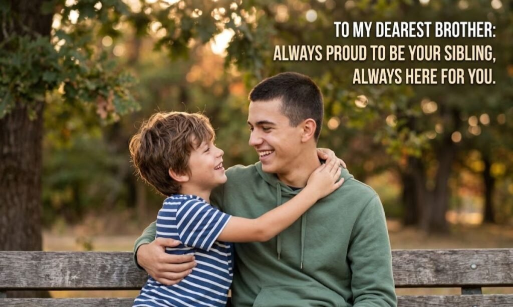 Heart Touching Wishes for Brother 2 Line
