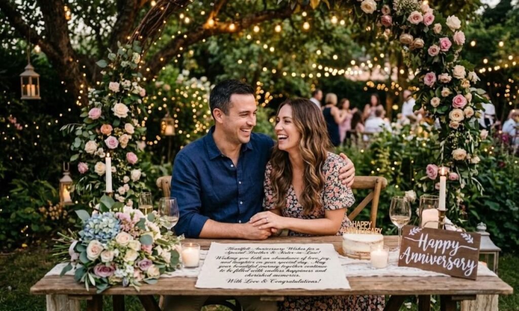 Heartfelt Anniversary Wishes for Brother and Sister in Law