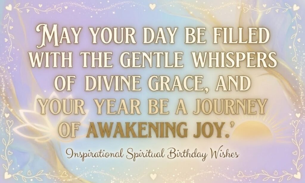 Inspirational Spiritual Birthday Quotes