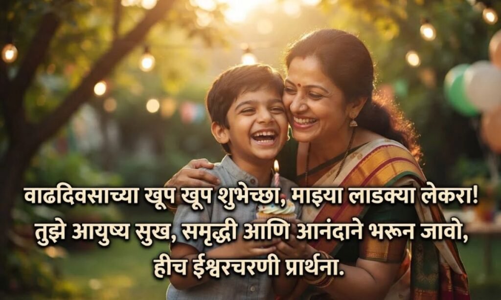 Meaningful Birthday Wishes for Son in Marathi