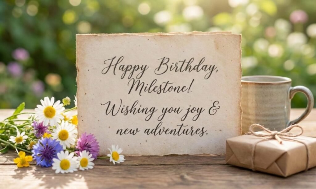 Milestone Birthday Wishes
