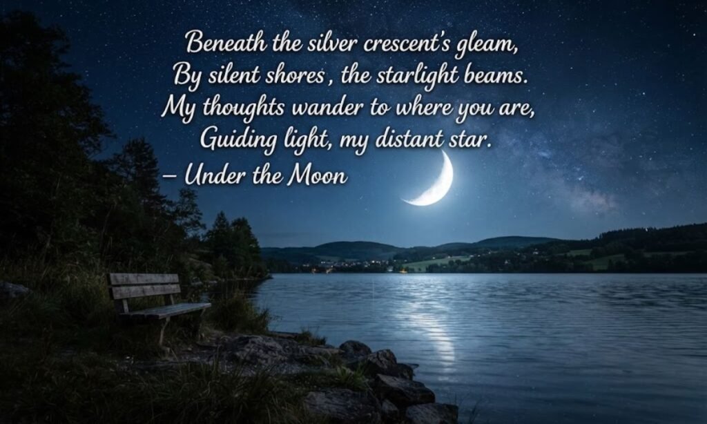 Moon Shayari in English