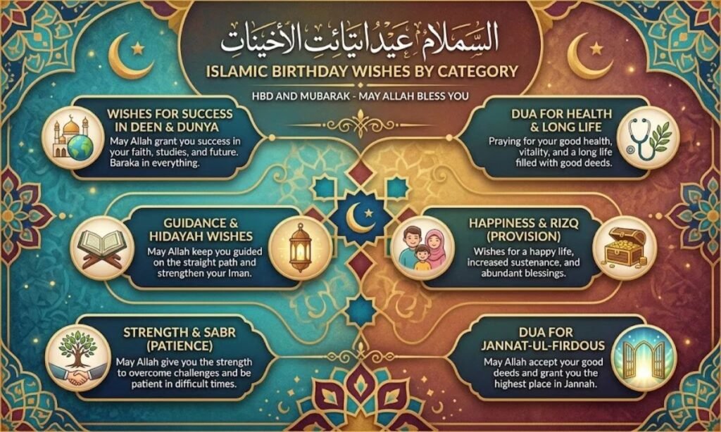 More Islamic Birthday Wishes by Category
