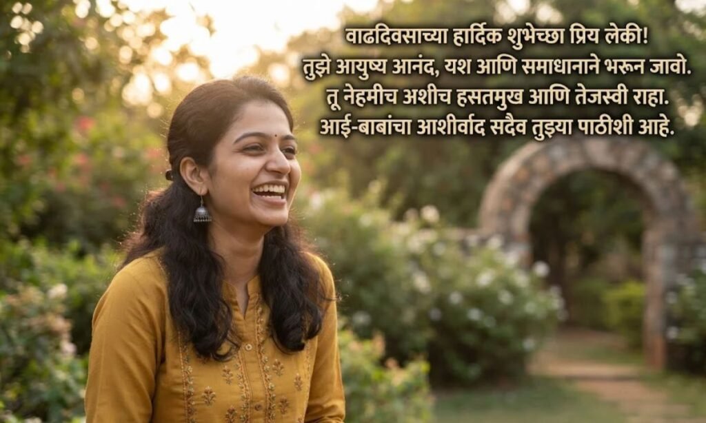 Motivational Birthday Wishes for Daughter in Marathi