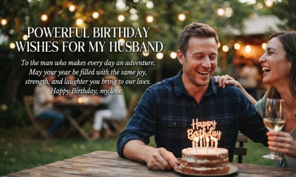 Powerful Birthday Wishes for My Husband