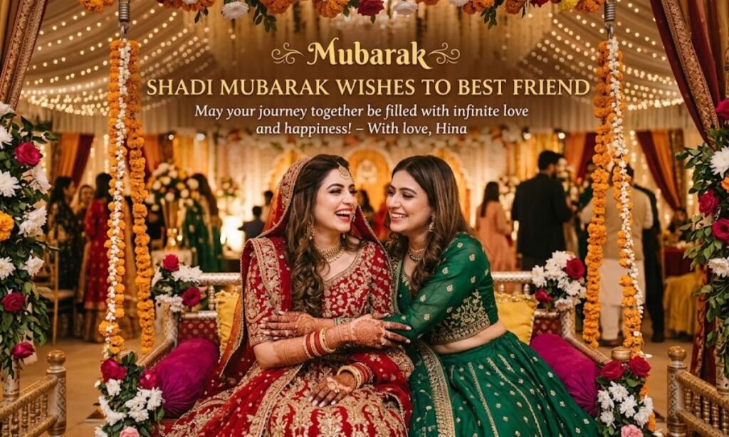Shadi Mubarak Wishes to Best Friend
