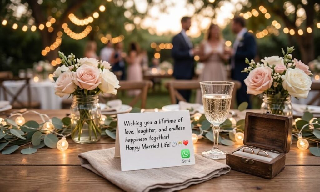 Short Wedding Wishes WhatsApp