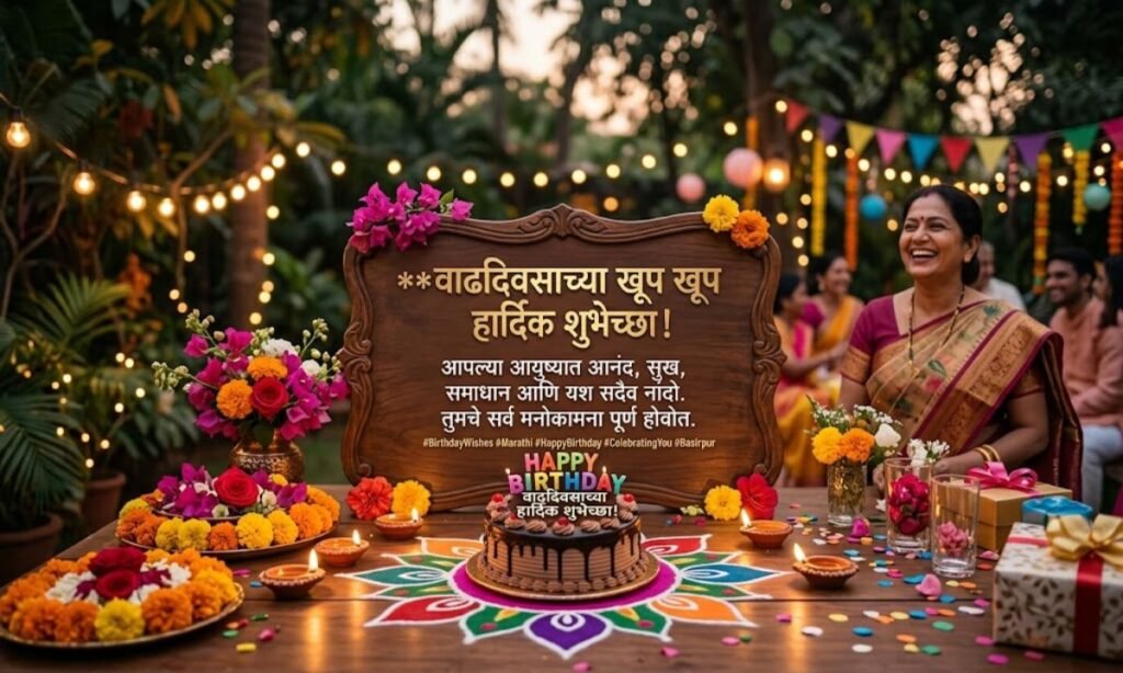 Social Media साठी Marathi Birthday Wishes