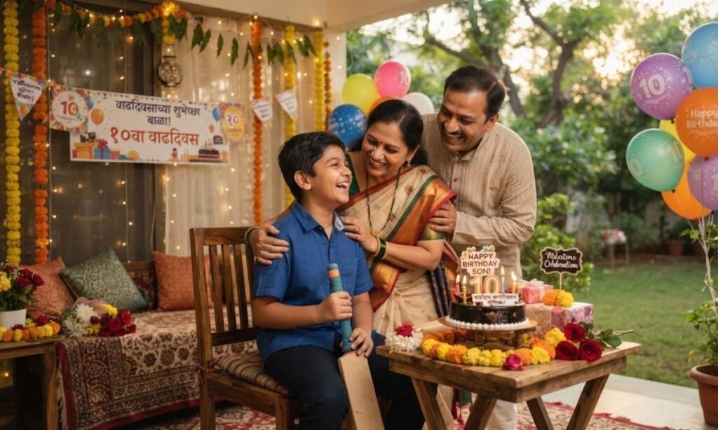 Special Milestones Birthday Wishes for Son in Marathi