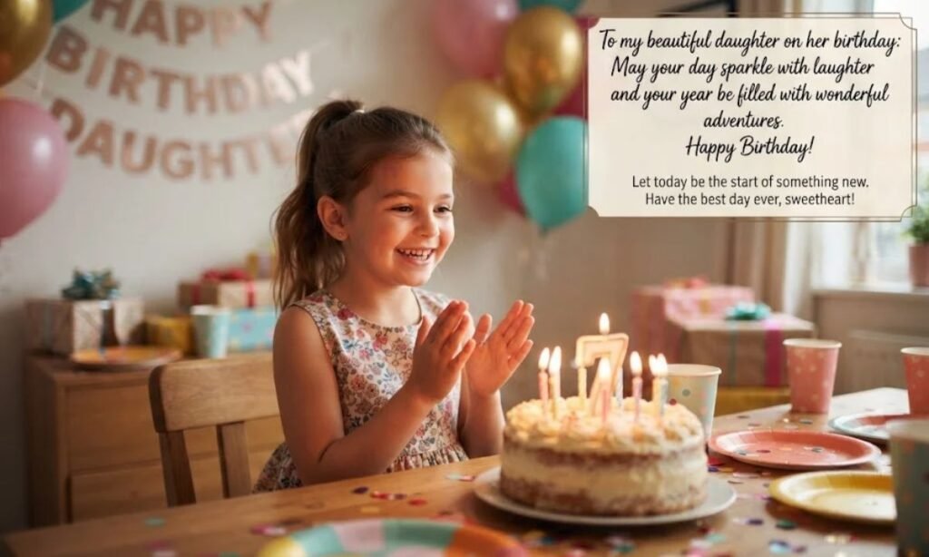 Unique Daughter Birthday Status, Quotes & SMS