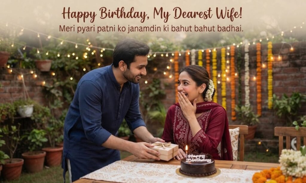 Unique Wife Birthday Wishes In Hindi English