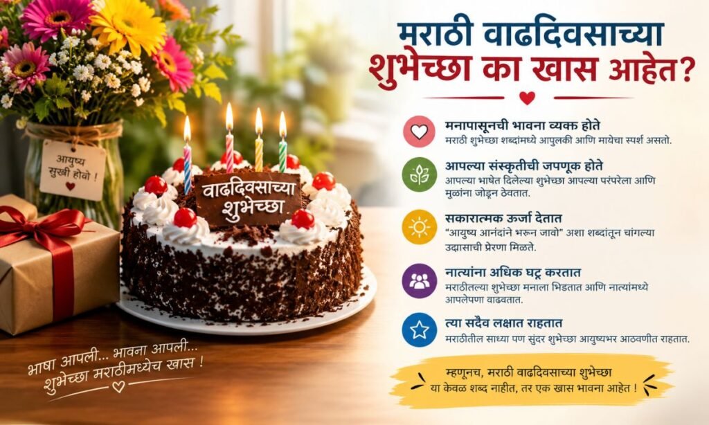 मराठी वाढदिवसाच्या शुभेच्छा का खास आहेत