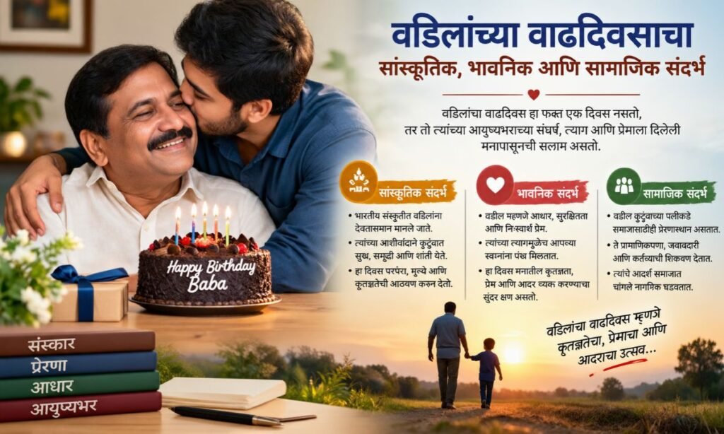 वडिलांच्या वाढदिवसाचा सांस्कृतिक, भावनिक आणि सामाजिक संदर्भ