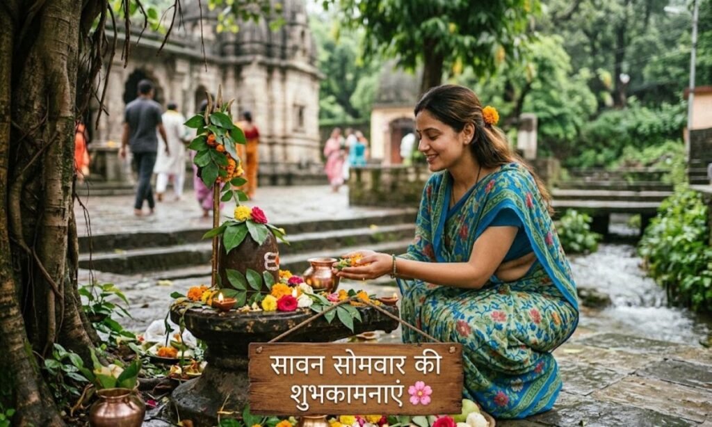 सावन सोमवार की शुभकामनाएं 🌸