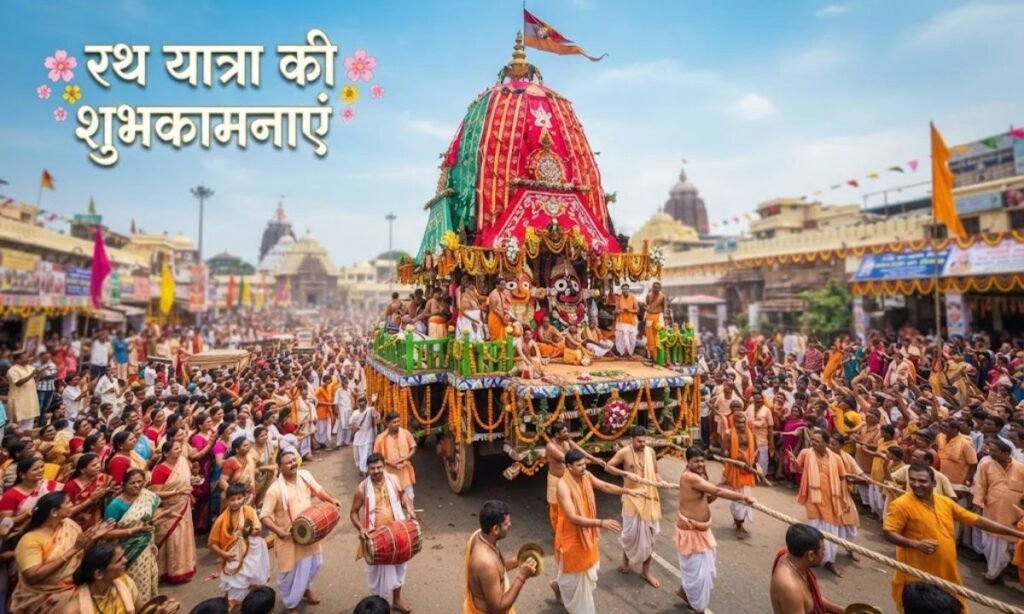 🌸 रथ यात्रा की शुभकामनाएं — Hindi