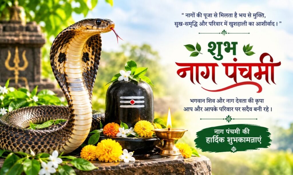 🎨 Create Nag Panchami Card