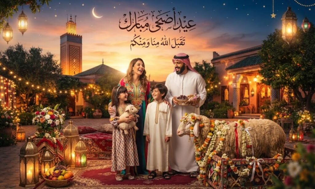 🐑 Bakrid _ Eid-al-Adha Wishes in Arabic