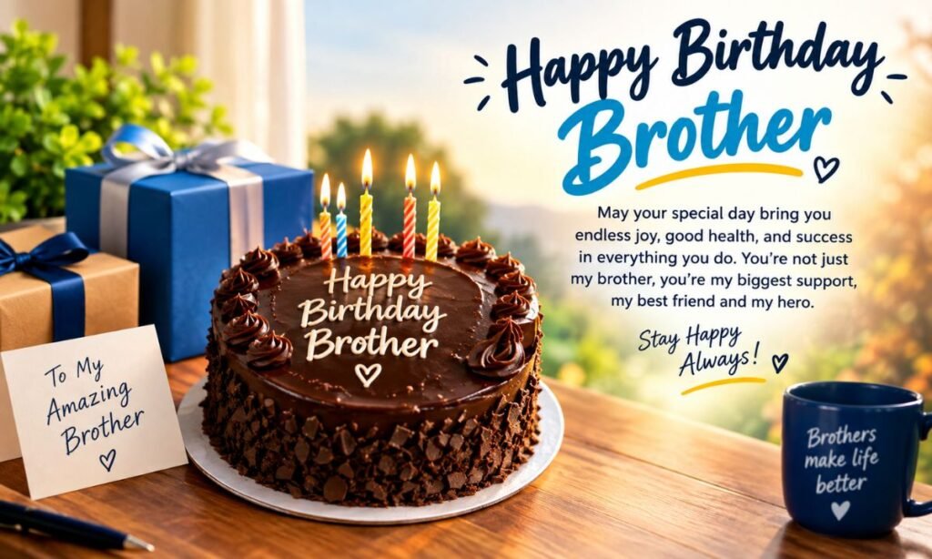 👦 B’day Wishes for Brother