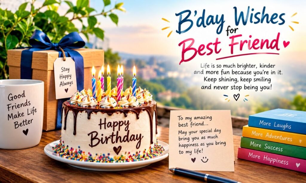 🤝 B’day Wishes for Best Friend