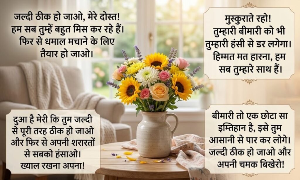 🤝 दोस्तों के लिए Get Well Soon Messages