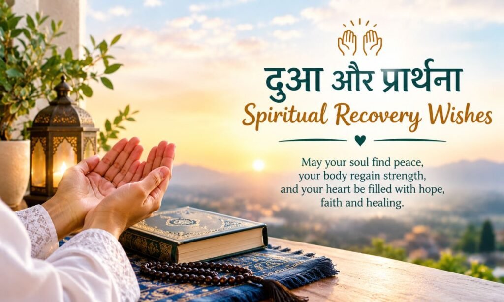 🤲 दुआ और प्रार्थना Spiritual Recovery Wishes