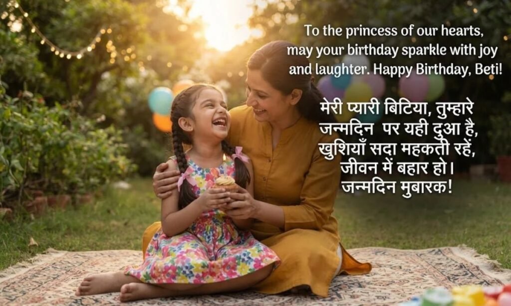 Beti Birthday Shayari In English Hindi