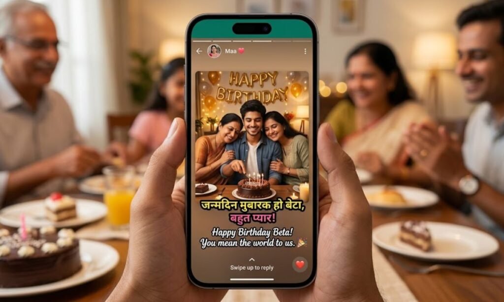 Happy Birthday Beta in Hindi English Whatsapp Status