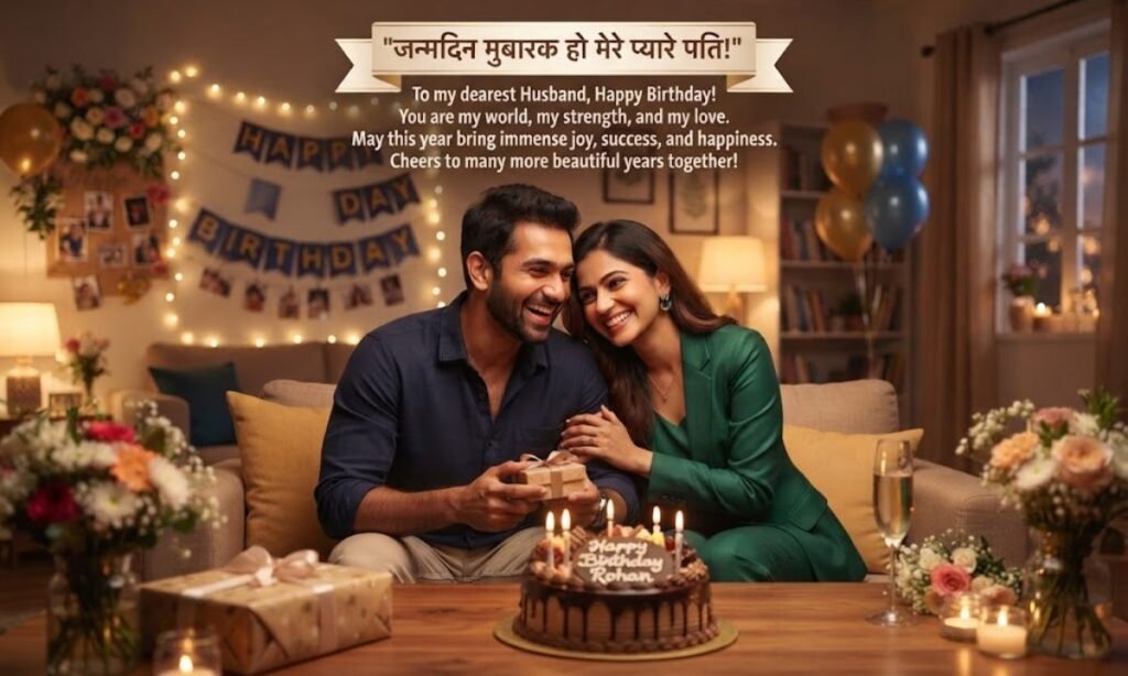 Unique Husband Birthday Wishes In Hindi English